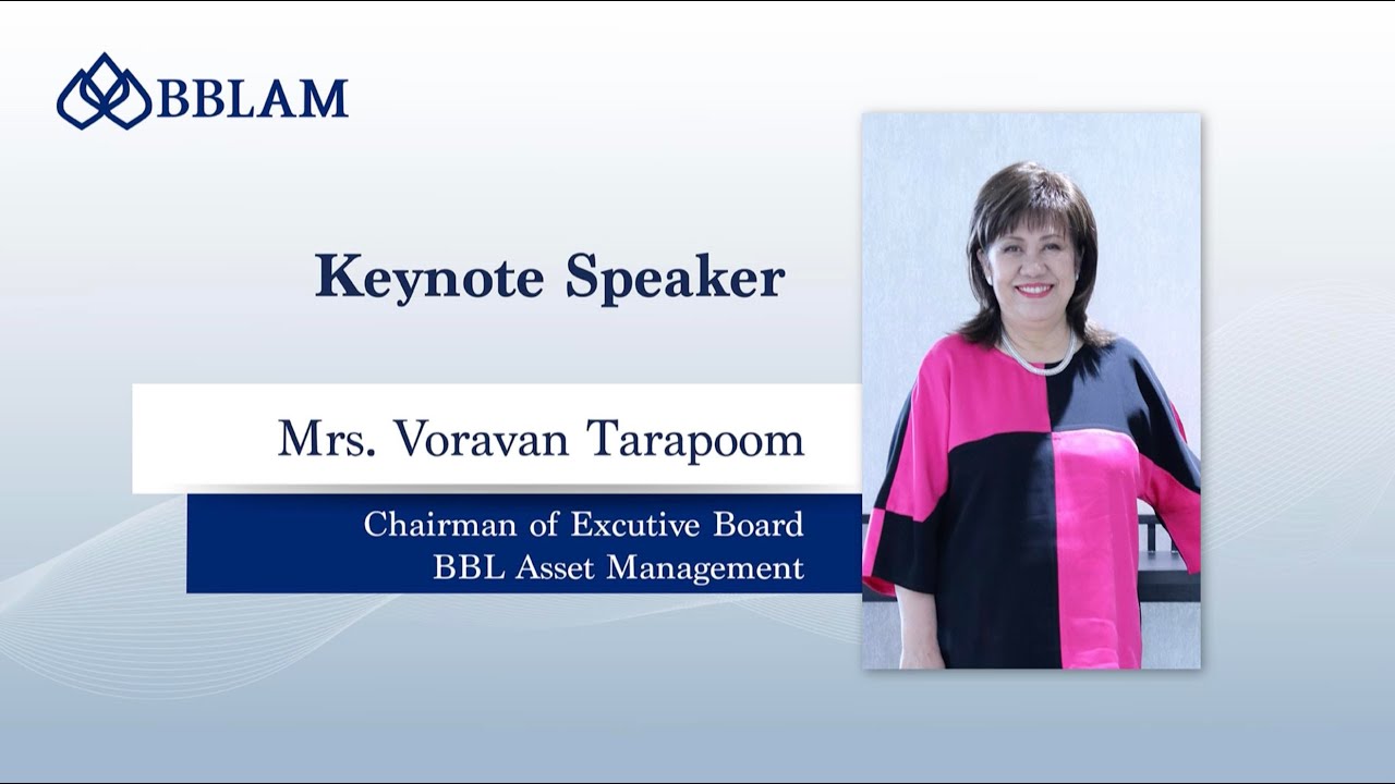 Keynote Speaker : Mrs. Voravan Tarapoom